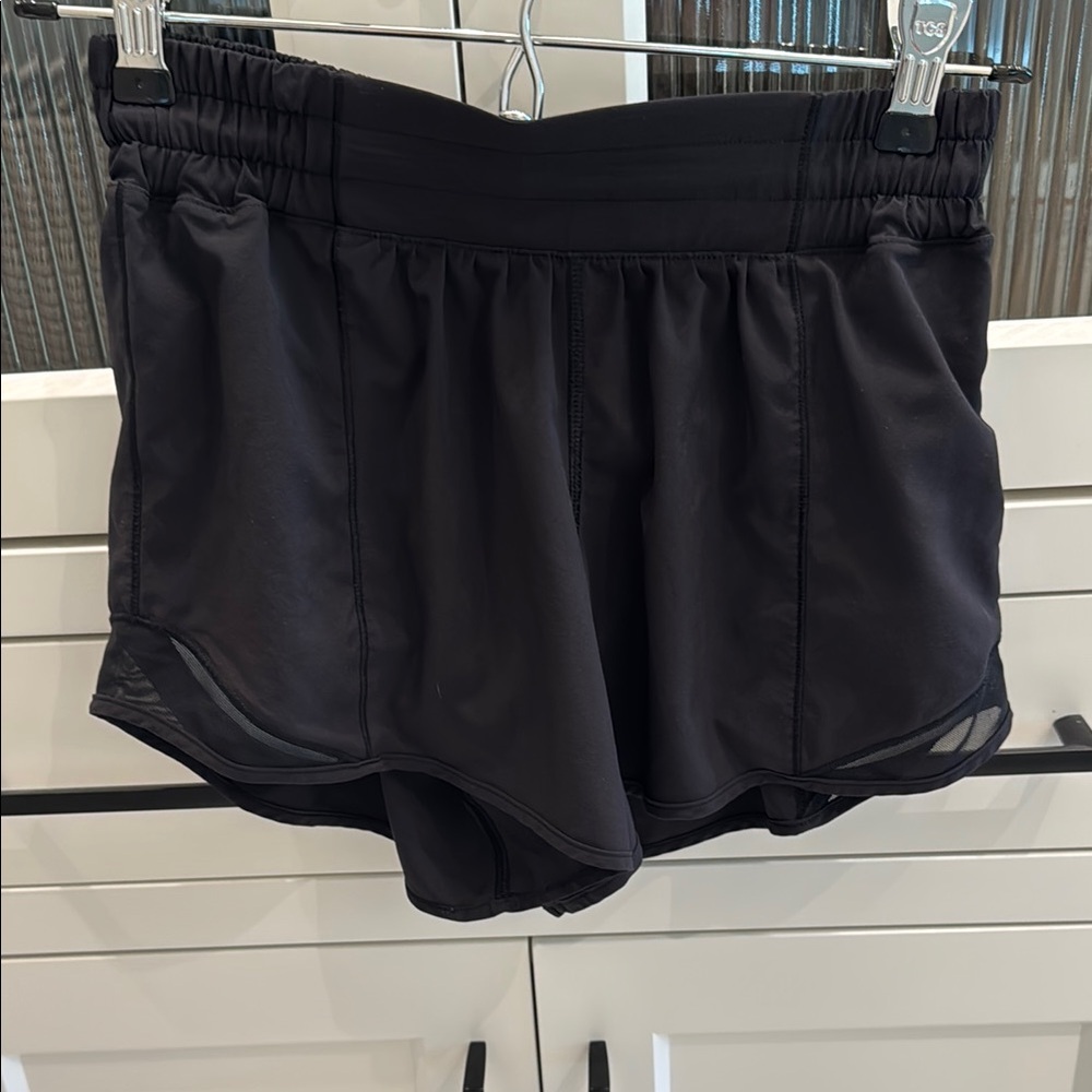 lululemon athletica Black Athletic Shorts gently worn in perfect condition